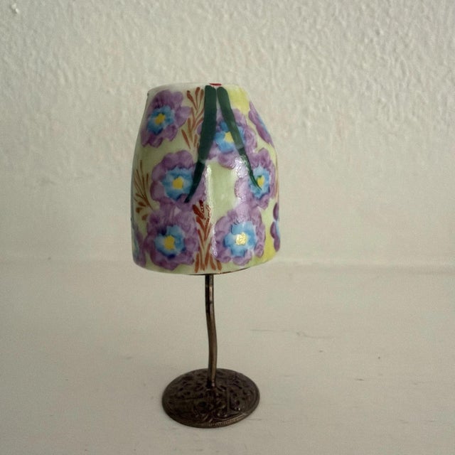 Mid-Century Modern Lovely Chanille Limoges Gardening Mannequin / Dress FormTrinket Box - Two Piece Plus Shears (Retired Piece) For Sale - Image 3 of 7