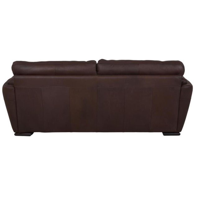 A399 3-Seater Sofa in Dark Brown Leather from Natuzzi Editions For Sale - Image 12 of 15