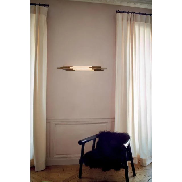 Metal Large Org Wall Lamp by Sebastian Summa For Sale - Image 7 of 9