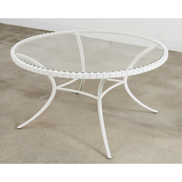 Thinline Thinline Garden Dining Table and Four Neoclassical Klismos Chairs For Sale - Image 4 of 12