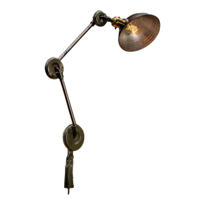 Vintage Industrial Articulating Table Mount Task Lamp