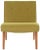 Chair & Buttons in Sweet Pea Green & Natural Oak Finish For Sale In Philadelphia - Image 6 of 6