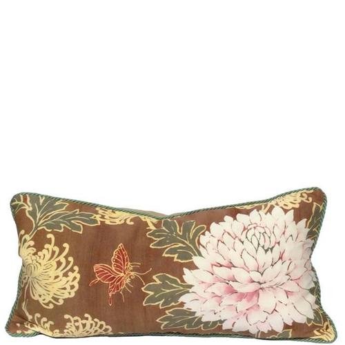 Early 21st Century Cushion with Floral Pattern, Italy For Sale - Image 5 of 5