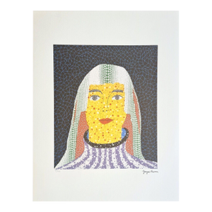 After Yayoi Kusama, Self Portrait, Lithograph, 1990s