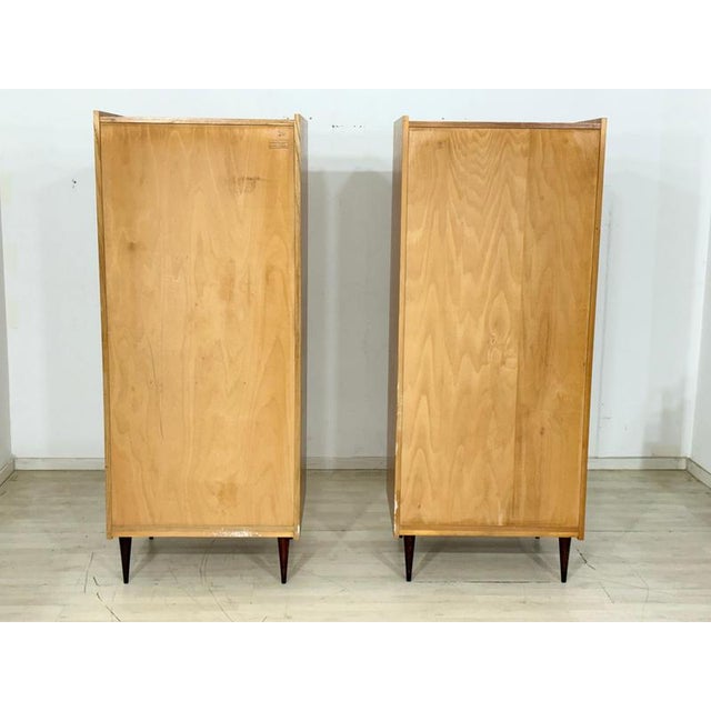 Mid-Century Wardrobe or Linen Closet in Wood For Sale - Image 16 of 18
