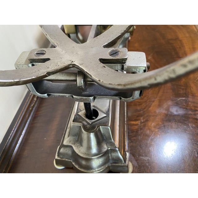 Metal Antique Iron and Copper Balance Scales For Sale - Image 7 of 8