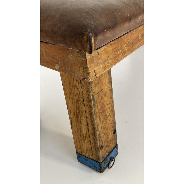 Vintage Gymnastic Bench, 1940s For Sale - Image 6 of 10