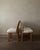 Rustic Scandinavian Modern Pine Dining Chairs in Faux Sheepskin, 1970s, Set of 4 For Sale - Image 3 of 18