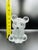Vintage Viking Glass Frosted Cuddly Bear Figure/Shelf Ornament For Sale - Image 11 of 13