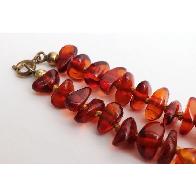 Vintage Three Amber Necklaces, 1960s, Set of 3 For Sale - Image 13 of 18