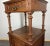Antique French Carved Oak Bedside Table with Marble Top For Sale - Image 6 of 14