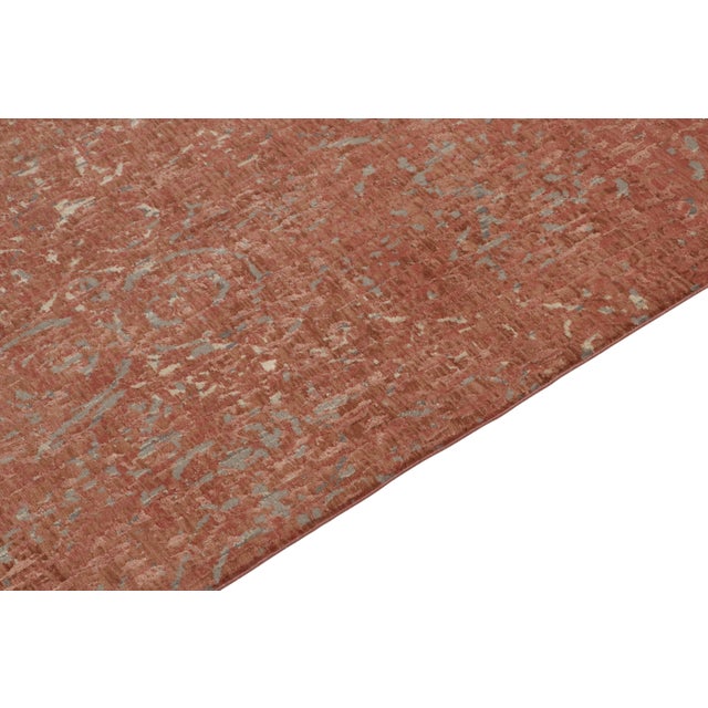 2010s Rug & Kilim’s Abstract Rug in Pink, Muted All Over Pattern For Sale - Image 5 of 7