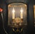 French Pair of Mid 20th Century French Bronze Convex Half Lantern Wall Sconces, Ribbon & Reed For Sale - Image 3 of 9