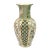 Vintage Mason's Ironstone Beautiful Green Hand Painted Vase For Sale