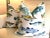 Baby Blue Manuel Canovas “Fidji” Tropical Fish Indoor/Outdoor Down-Filled Pillows- a Pair For Sale - Image 8 of 8
