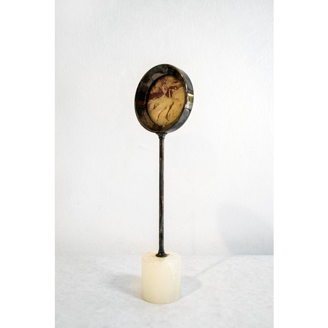 Mid-Century Modern Gallia Collection Silver-Plated Photo Frame from Christofle, France, 1950 For Sale - Image 3 of 7