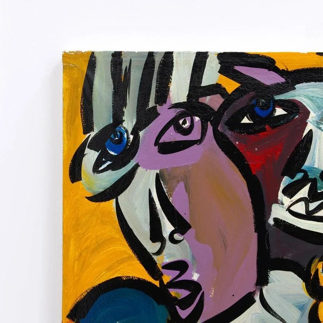 Peter Robert Keil, Rolling Stones, Three Heads, 1985, Acrylic on Canvas For Sale - Image 3 of 18