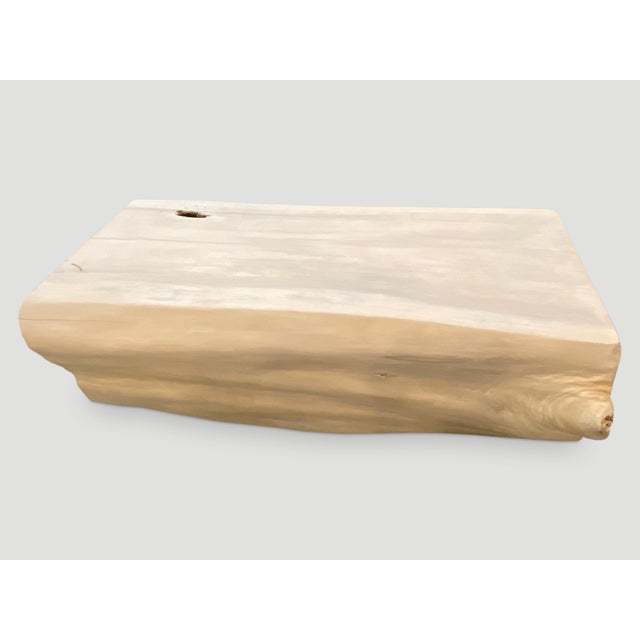 Andrianna Shamaris St. Barts Reclaimed Teak Wood Coffee Table or Bench For Sale - Image 16 of 18