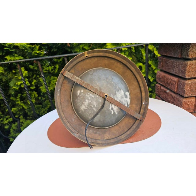 1920s Vintage Art Deco Brass Ceiling Lamp, 1920s For Sale - Image 5 of 7