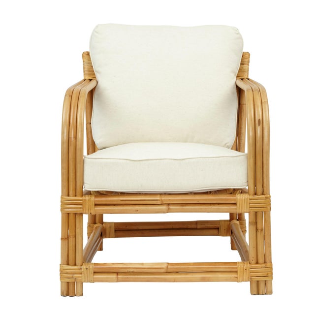 Our pieces are handmade with care, however, we cannot take custom requests. Bassett Hall Club Chair. Woven Rattan Seat and...