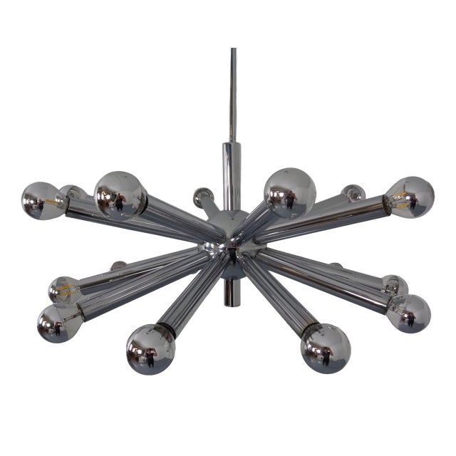 Large Sputnik Pendant Light by Gaetano Sciolari for Sciolari, Italy, 1960s For Sale