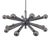 Large Sputnik Pendant Light by Gaetano Sciolari for Sciolari, Italy, 1960s For Sale