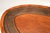Wood Antique Regency Leather Top Coffee Table, 1950 For Sale - Image 7 of 10