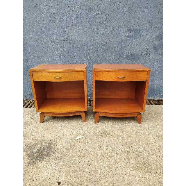 Nightstands, 1950s, Set of 2, in Worn conditions. Designed 1950 to 1959
