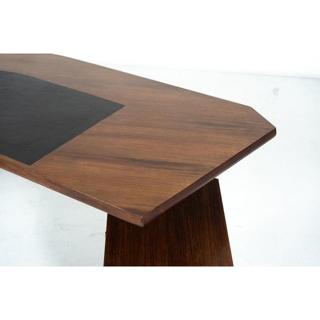 Black T96 Boomerang Desk by Osvaldo Borsani for Tecno, Italy, 1956 For Sale - Image 8 of 18