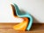 Mid-Century Modern Panton Junior Kids Chairs by Verner Panton Vitra, Turquoise + Orange - a Pair For Sale - Image 11 of 11
