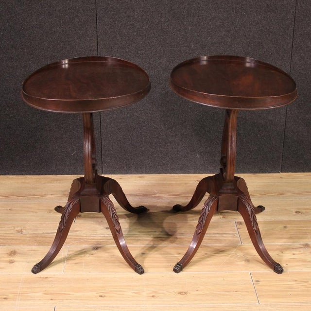 20th Century English Side Tables, 1960s, Set of 2 For Sale - Image 6 of 13