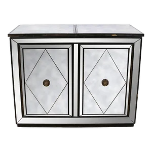 James Mont Mid Century Mirrored Bar C. 1960