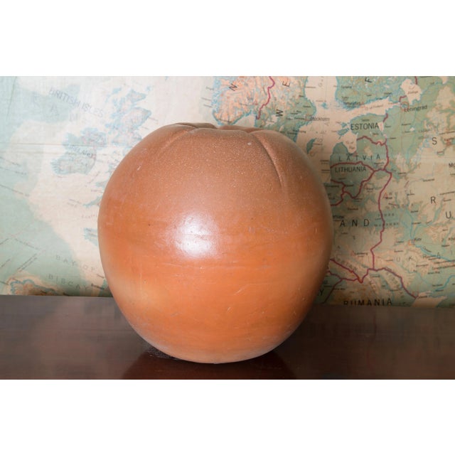 Mid-Century Modern Vintage Large Terra Cotta Peach For Sale - Image 3 of 7