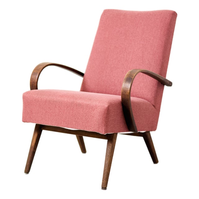 Vintage Lounge Chair by Jaroslav Smidek, 1970s For Sale