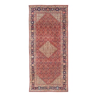 Antique Persian Sultanabad Large Gallery Rug With Sub-Geometric Motifs For Sale