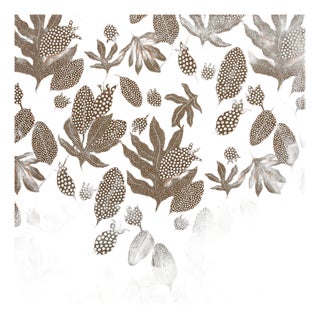 Sample - Schumacher Schumacher X Marian McEvoy Polka Dot Jungle Wallcovering In Terracotta For Sale
