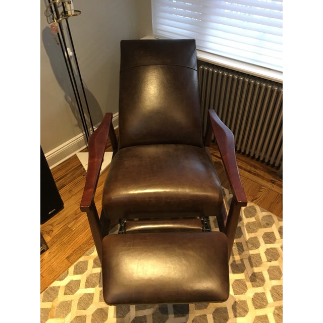 Arhaus Wordsmith Leather Recliner Chairish
