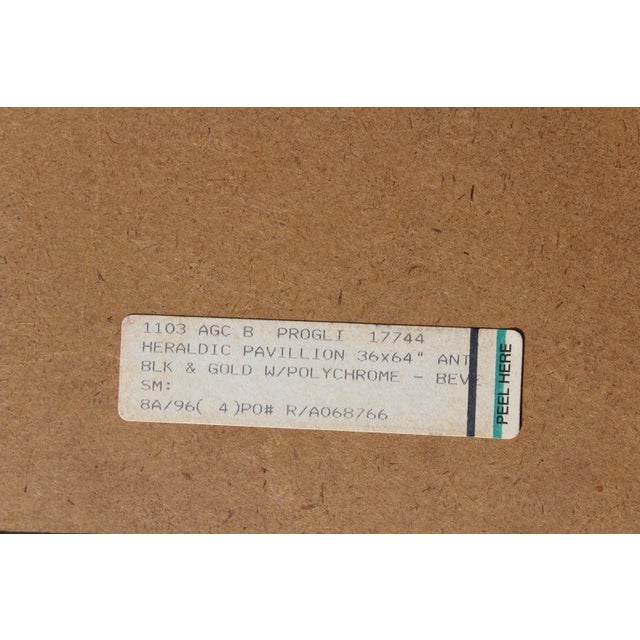 Carvers' Guild Heraldic Pavilion Mirror Designed by Carol Canner For Sale - Image 17 of 18