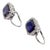 Silver Pasquale Bruni 18k White Gold Iolite Diamond Earrings, Pair For Sale - Image 8 of 12