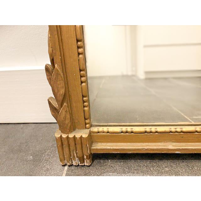 Mid 20th Century Mid 20th Century Friedman Brothers Gold-Painted Wooden Mirror For Sale - Image 5 of 7