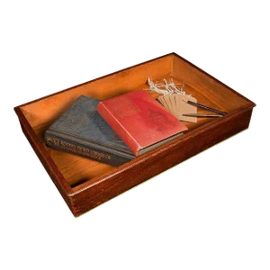 1800s Antique Georgian English Librarian's Book Tray