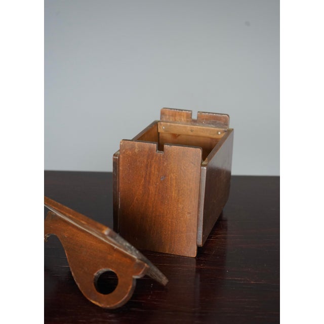 Dutch Amsterdam School Plywood Box, 1930s For Sale - Image 10 of 11