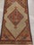Antique Persian Malayer rug. Tone on tone camel field displaying three medallions.. Evenly worn wool pile on cotton...