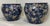 Vintage Chinese Koi Fish Porcelain Jardiniere Blue With Floral Fish Bowl, Pair For Sale In Houston - Image 6 of 12