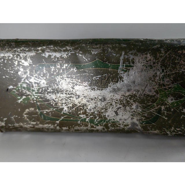 Early 20th Century English Art Nouveau Style Briefcase Form Biscuit Tin For Sale - Image 14 of 14