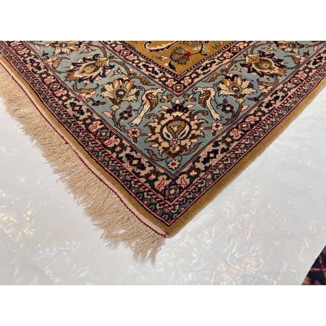 Exceptional Persian Qum, 6'8" X 10'8" For Sale - Image 10 of 10