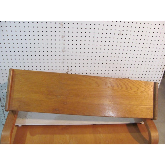 Brown Hans J. Wegner Oak Hanging Bookshelf for Ry Mobler Attributed 1950s For Sale - Image 8 of 10