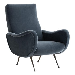 Mid-Century Armchair in the Style of Marco Zanuso For Sale