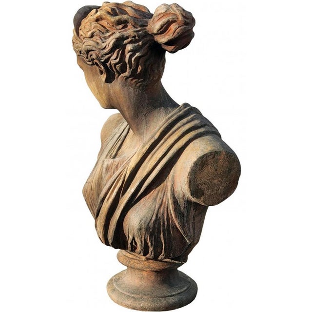 After Leochares, Diana of Versailles, 20th Century, Terracotta For Sale - Image 3 of 7