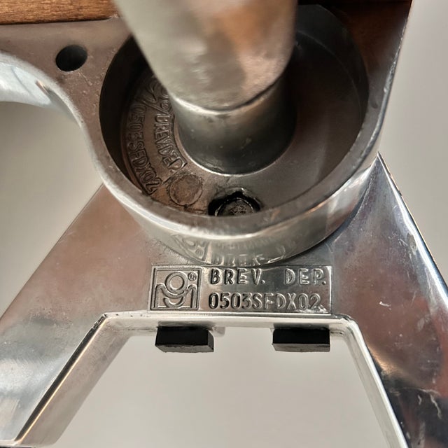 Brown Industrial Agorà Chair by Paolo Favaretto, 1960s-1970s, Set of 6 For Sale - Image 8 of 9